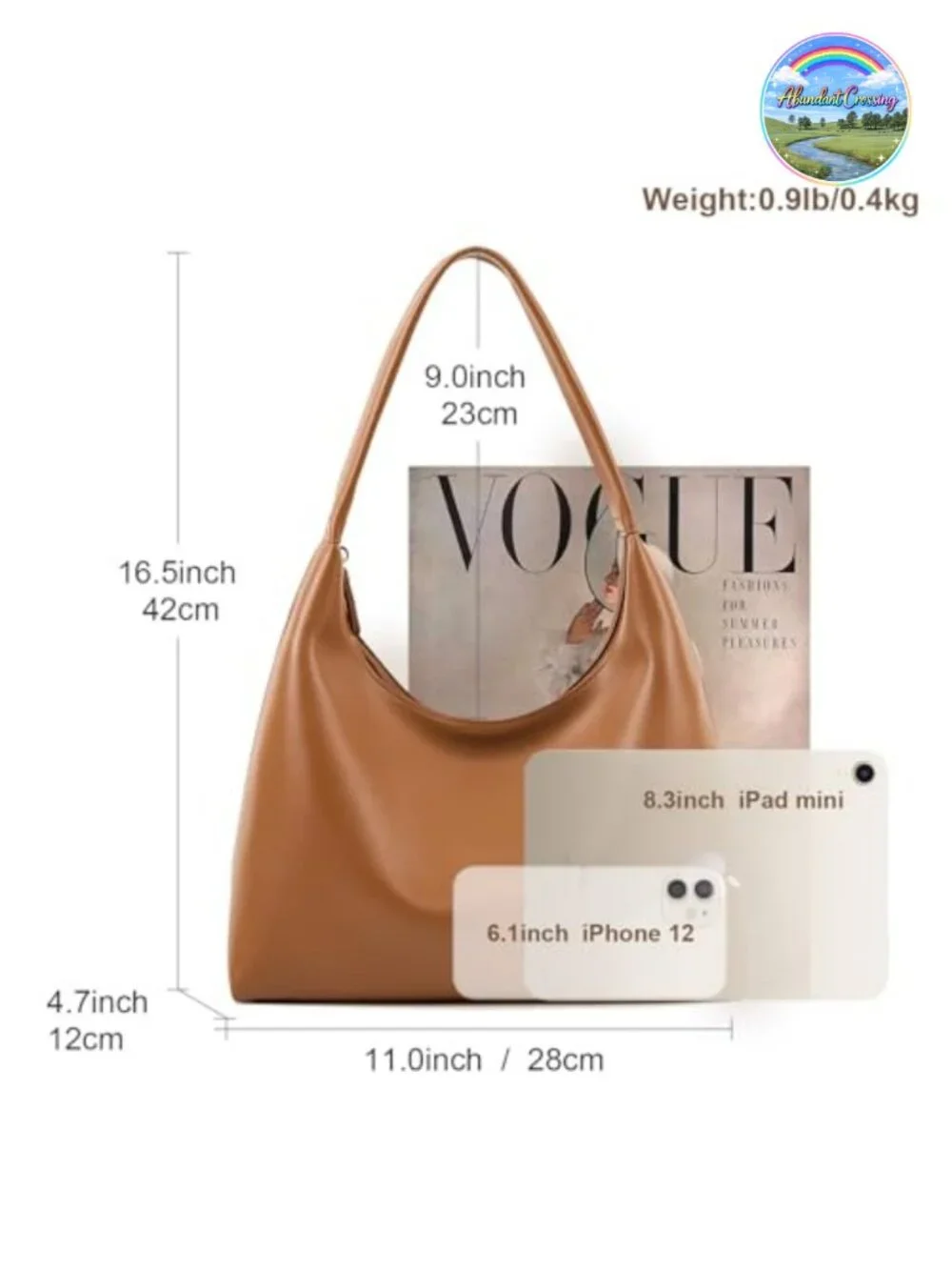 Small Hobo Bag Crescent Y2K Purse Shoulder Bag Faux Leather Everyday